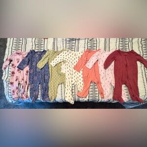 7 Pack Carters Footie Pajamas